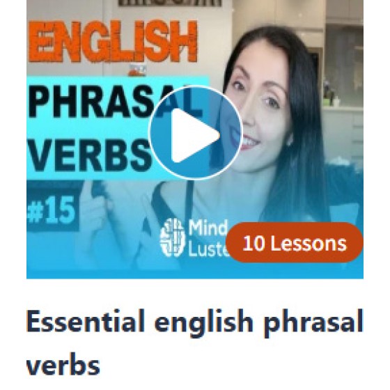 Essential english phrasal verbs