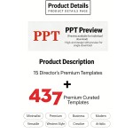 001-452 Premium PPT Templates: Minimalist English Style for Business & Presentations