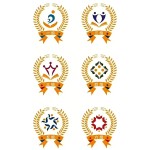 Minimalist Style Badge Logo Design AI Vector Design Source File