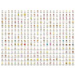 High-definition transparent cartoon icons without watermark