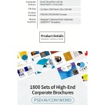 Brochure Template Word Business Introduction Product Hand-painted Catalog CDR Layout PSD Design